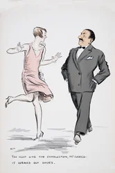 Deve piacerti il Charleston, Mr Greco, consuma le scarpe., da White Bottoms, pub. 1927